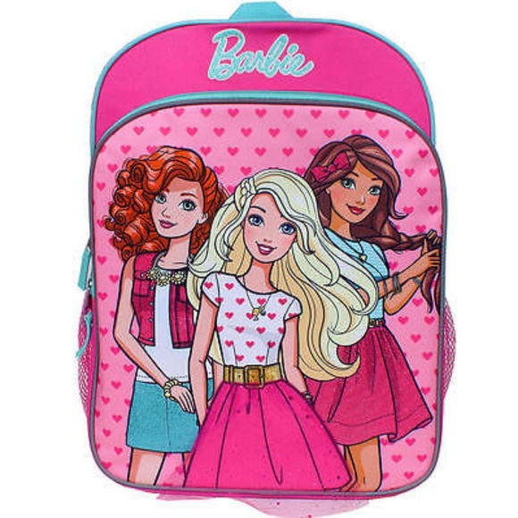 barbie backpack and lunchbox
